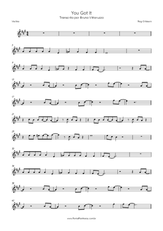 Score for Violin