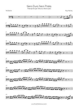 Ruy Maurity  score for Trombone