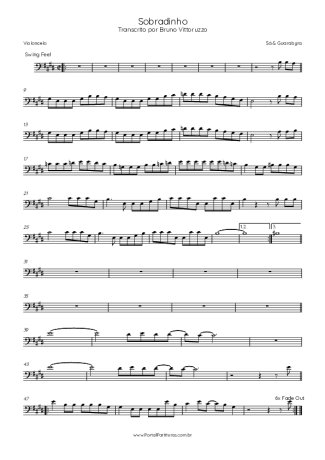 Sá e Guarabyra Sobradinho score for Cello