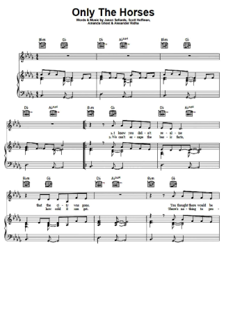 Scissor Sisters  score for Piano