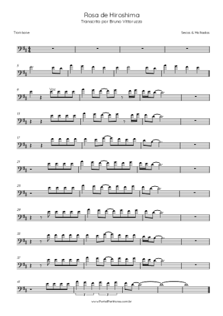 Secos e Molhados  score for Trombone