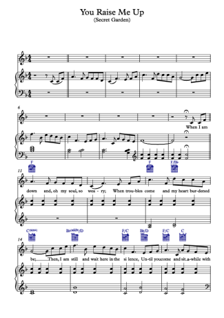 Secret Garden  score for Piano