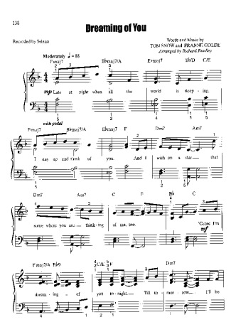 Selena  score for Piano