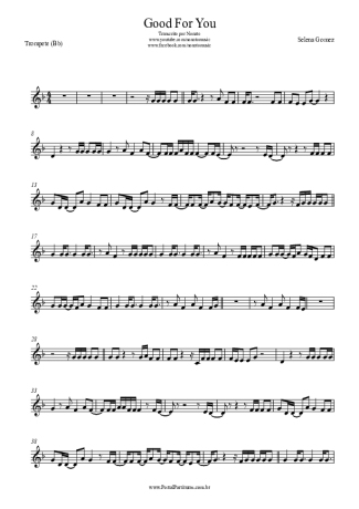 Selena Gomez  score for Trumpet