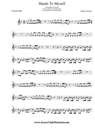 Selena Gomez  score for Trumpet