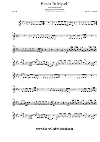 Selena Gomez  score for Violin