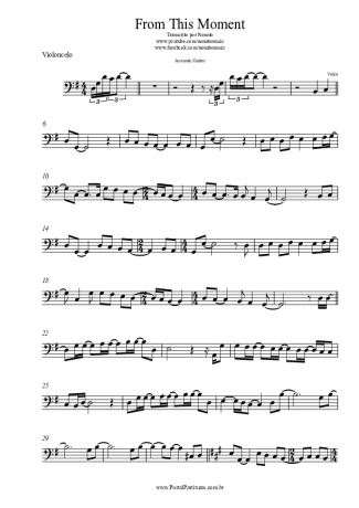 Shania Twain  score for Cello