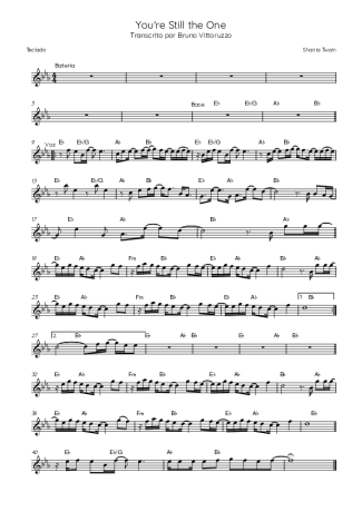 Shania Twain  score for Keyboard