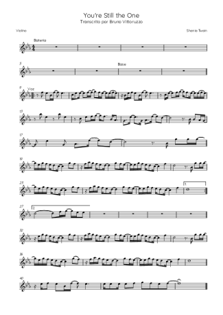 Shania Twain  score for Violin