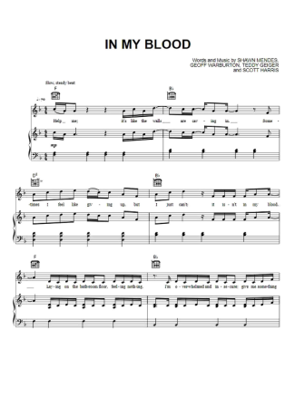 Score for Piano