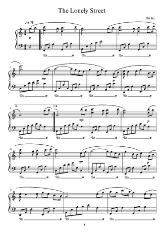 Shi Jin  score for Piano