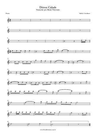 Shirley Carvalhaes  score for Flute