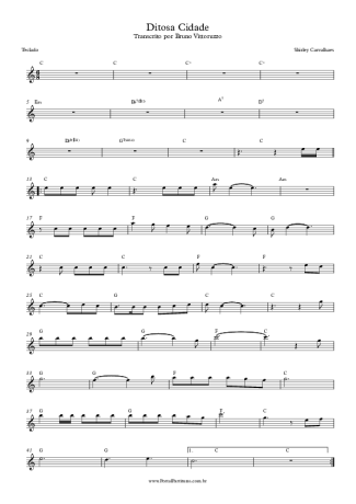 Shirley Carvalhaes  score for Keyboard