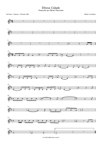 Shirley Carvalhaes  score for Tenor Saxophone Soprano (Bb)