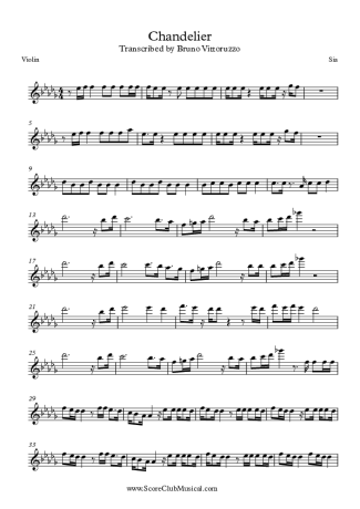 Sia  score for Violin