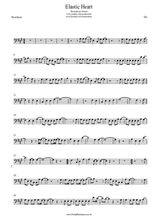 Sia  score for Trombone