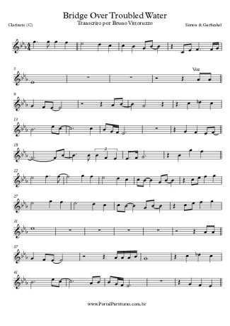 Simon & Garfunkel  score for Clarinet (C)