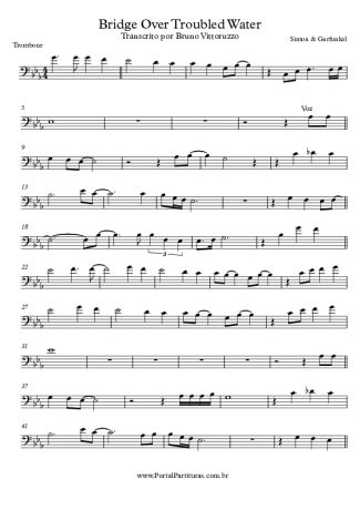 Simon & Garfunkel Bridge Over Troubled Water score for Trombone