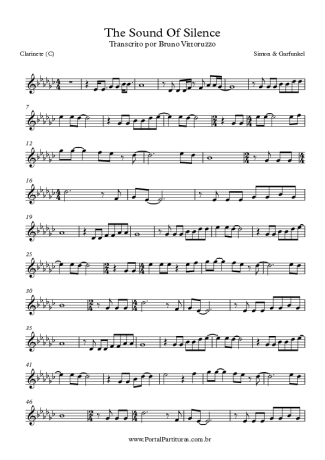 Simon & Garfunkel  score for Clarinet (C)