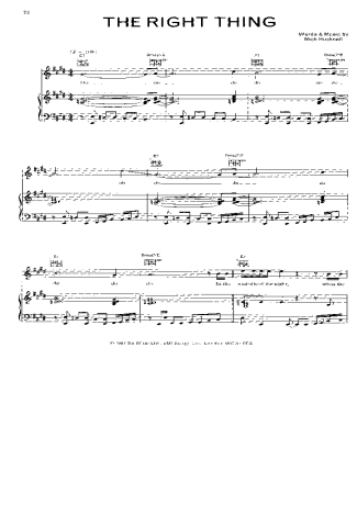 Simply Red  score for Piano