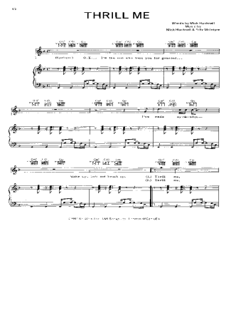 Simply Red  score for Piano