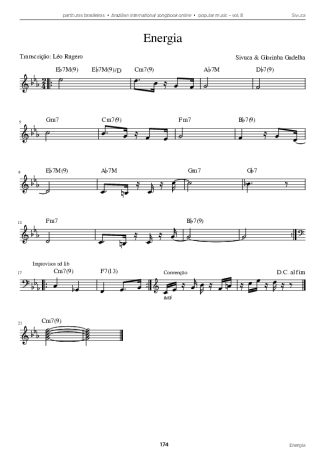 Sivuca Energia score for Accordion