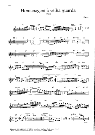 Sivuca  score for Flute
