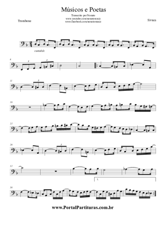 Sivuca Músicos e Poetas score for Trombone