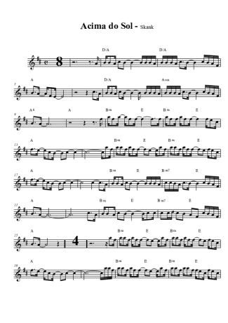 Skank  score for Tenor Saxophone Soprano (Bb)