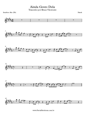 Skank  score for Alto Saxophone