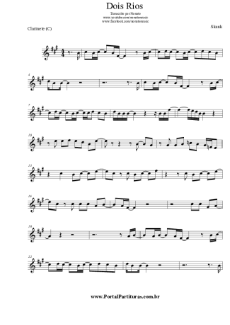 Skank  score for Clarinet (C)