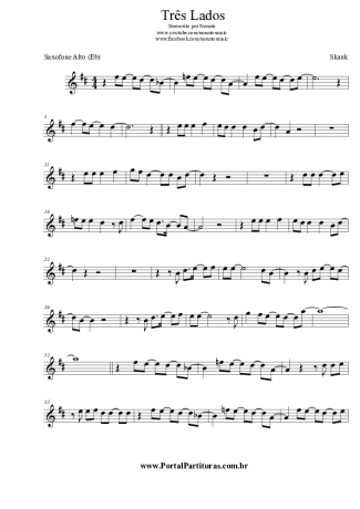 Skank  score for Alto Saxophone