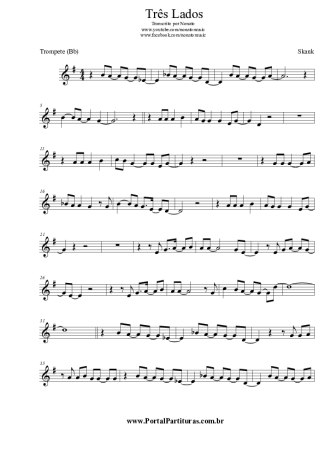 Skank Três Lados score for Trumpet