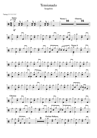 Score for Drums