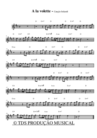 Songs for Children (Temas Infantis) À la volette score for Alto Saxophone