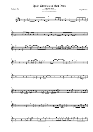 Soraya Moraes  score for Clarinet (C)