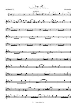 Score for Alto Saxophone