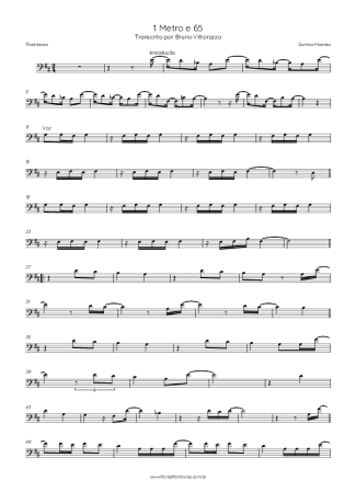 Sorriso Maroto 1 Metro E 65 score for Trombone