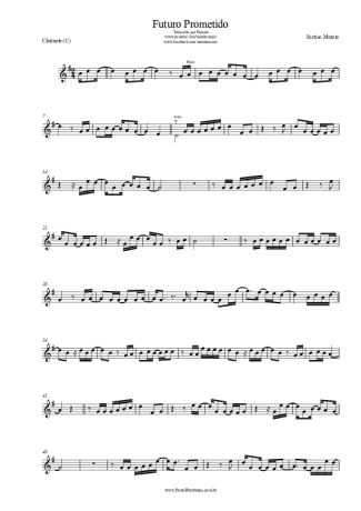 Sorriso Maroto Futuro Prometido score for Clarinet (C)
