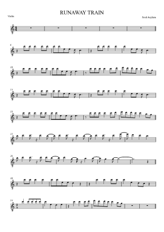 Soul Asylum Runaway Train score for Violin