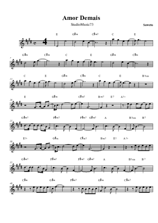 Soweto  score for Tenor Saxophone Soprano (Bb)