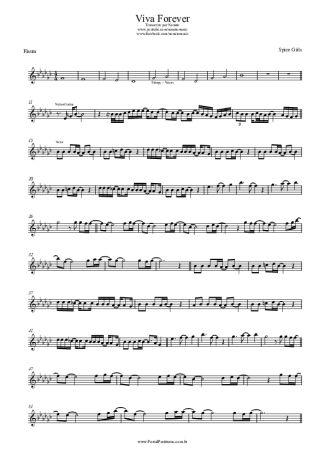 Spice Girls  score for Flute