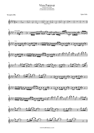 Spice Girls  score for Trumpet