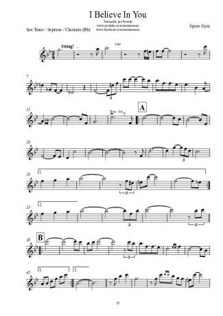 Spyro Gyra  score for Clarinet (Bb)