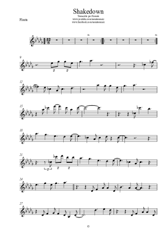 Spyro Gyra Shakedown score for Flute
