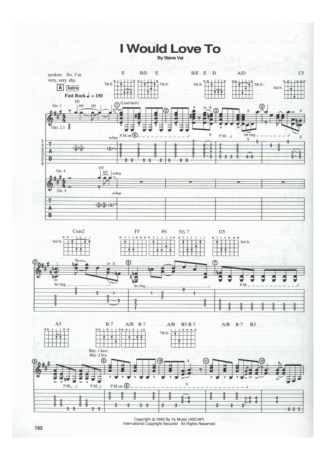 Steve Vai  score for Guitar