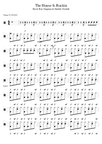 Score for Drums