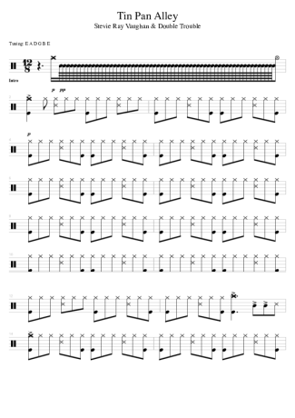Score for Drums