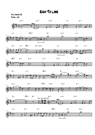 Stevie Wonder Easy To Love score for Clarinet (Bb)