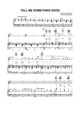 Stevie Wonder  score for Piano